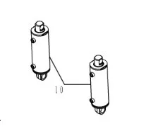 87707601 - Цилиндр гидр. навески задней 110мм TGT8./Mg.